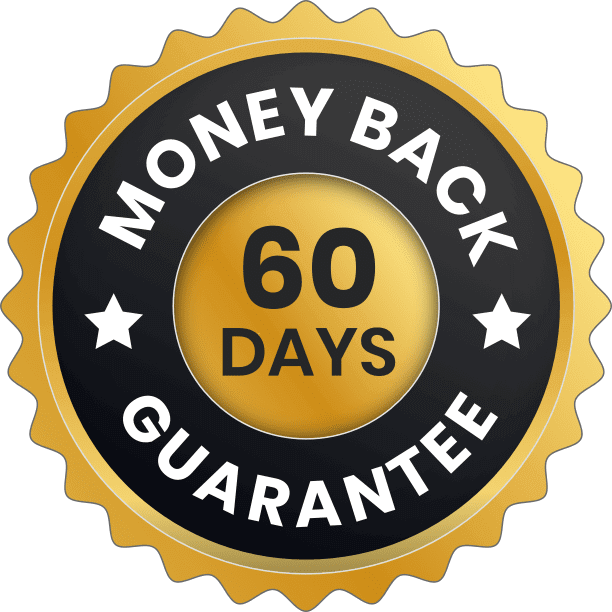 VivoGut money-back guarantee badge for risk-free purchase