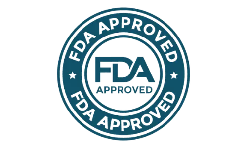 VivoGut logo indicating production in an FDA-approved facility for safety and quality.