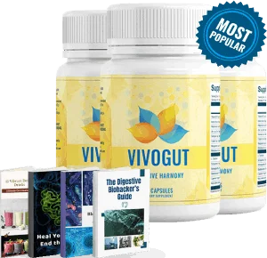 VivoGut 3 bottles – Advanced gut health and digestion support.
